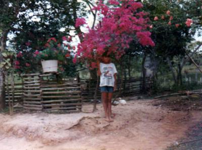 Blanca en la Finca donde guarda recuerdos de felicidad junto a sus hermanos
